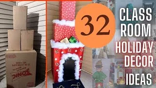 Thumbnail: 30+ Classroom Holiday Decor Ideas | Teacher Classroom Holiday Decor | Christmas Decor Ideas Class