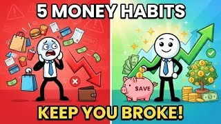 Thumbnail: 5 Tiny Money Habits That Quietly Keep You Broke ⭐⭐⭐⭐⭐