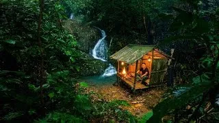 Thumbnail: Building a Secret Bamboo Hut Next to a Raging Waterfall