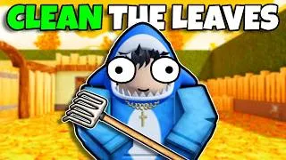 Thumbnail: I Cleaned ALL THE LEAVES on Roblox...