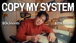 Thumbnail: The 3 systems I built to scale my design business to $20k/month
