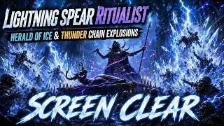 Thumbnail: PoE 2 Lightning Spear Ritualist - INSANE SCREEN CLEAR Build | 0.5 Path of Exile 2