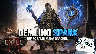 Thumbnail: PoE 2 Gemling Spark - Mana Stacker Temporalis INSANE Build | 0.5 Path of Exile 2