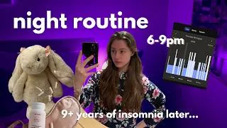 Thumbnail: my sleep routine as a girl with insomnia