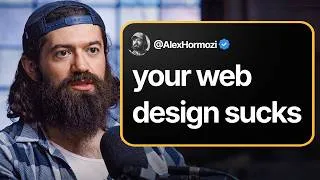 Thumbnail: Alex Hormozi's Advice on Web Design