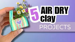 Thumbnail: 5 Simple and Unique Clay Projects! 