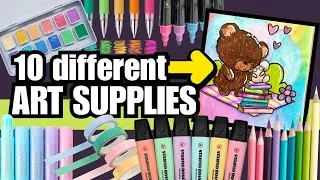 Thumbnail: Using ALL my Art Supplies in ONE page! 