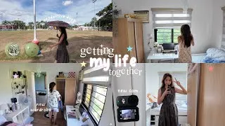 Thumbnail: Getting My Life Together 🧸| Productive Vlog, New Cam, Unboxing, Room Reset, Osmo Nano, and Etc.