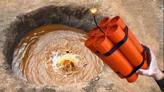 Thumbnail: What Happens When You Throw Things Into a GIANT Hole with Water?