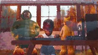 Thumbnail: Peace to J Dilla, MF DOOM, Madlib. (Blender 3.4 Live oil painting in EEVEE)