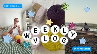 Thumbnail: weekly vlog | small business diaries | an honest chat | workout routine 