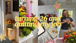 Thumbnail: the week I turn 26 and become unemployed ⭐️ | birthday vlog | bedroom renovations 