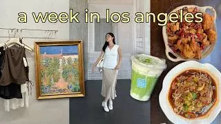 Thumbnail: 🌷 LOS ANGELES: viral cafes, eating my cravings, lacma museum & shopping 🧸