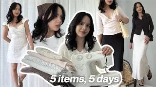 Thumbnail: i quit my job and now i have 5 days to sew my entire summer wardrobe 🪡