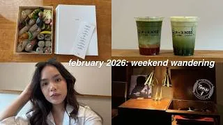 Thumbnail: FEBRUARY IN SF BAY AREA 💌 first time jazz bar, matcha cafes, sushi & birthday | WEEKEND WANDERING