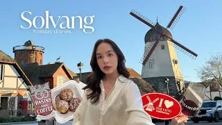 Thumbnail: SOLVANG TRAVEL VLOG | danish christmas village in california - julefest, bakeries & wine 🎄