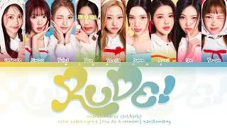 Thumbnail: Hearts2Hearts (하츠투하츠) 'RUDE!' - You As A Member [Karaoke] || 9 Members Ver.