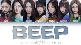 Thumbnail: izna (이즈나) 'BEEP' - You As A Member [Karaoke] || 7 Members Ver. 「 BOOSTER REQUEST 」