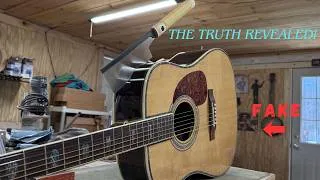 Thumbnail: Cutting a Chinese Martin D-45 Knock Off In Half (Exposed)