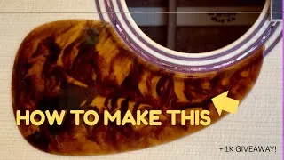 Thumbnail: How I Make a Beautiful Epoxy Resin Pickguard | Epoxy Tutorial | +1k Subs Giveaway!