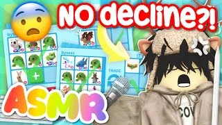 Thumbnail: 20 MINS OF *ASMR* TRADING... BUT I CAN'T PRESS DECLINE?! 😨 (Adopt Me!)