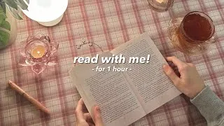 Thumbnail: read with me ✨ | 1 hour + rain sounds & no music