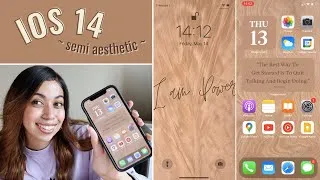 Thumbnail: iOS 14 iPhone 12 Customization Tutorial ~semi aesthetic~ | iOS 14 Home Screen Setup + Widgets