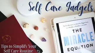 Thumbnail: Self Care Tips using Tech Gadgets | Self Care Day Routine with Tech (apps, podcasts, gadgets, etc.)