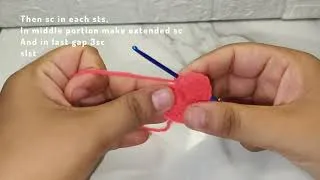 Thumbnail: ❤️ Easy Crochet Heart Ruffle Keychain Tutorial | Step-by-Step in Hindi | Beginner Friendly