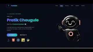 Thumbnail: Portfolio Website | HTML CSS JavaScript | 2026