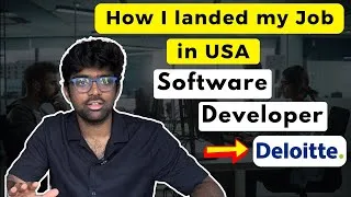 Thumbnail: How I got the job in USA as Software developer