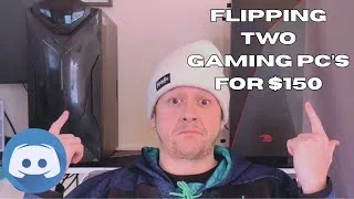 Thumbnail: I Bought 2 Gaming PCs for $150 — Can I Flip Them for Profit? (ByteForge PC Flipping)