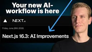 Thumbnail: Next js Is AI Native Now - My 10 Part Setup For AI Native Workflow
