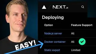 Thumbnail: Dockerize Next.js & Deploy To VPS (SSL / HTTPS, CDN Cloudflare, Caddy, Custom Domain, Hostinger)