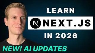 Thumbnail: Next.js Tutorial 2026 (UPDATED) - Full Course - Start Your Next.js Journey Here