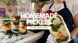 Thumbnail: Homemade Turkish Pickles | Colorful Layered Veggie Pickles (Cucumber, Cabbage, Carrot, Cauliflower)