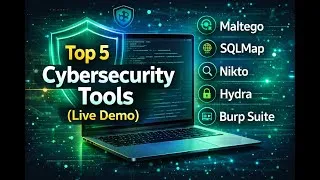 Thumbnail: Kali Linux Top 5 Tools Tutorial 2026 | Maltego, SQLMap, Nikto, Hydra, Burp Suite (Step-by-Step)