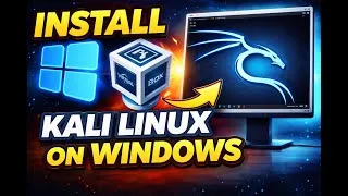Thumbnail: How to Install Kali Linux on Windows 2026 (Using VirtualBox)