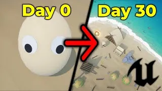 Thumbnail: Creating my DREAM Game | 200+ hrs development in 4 mins! | UE5 lowpoly