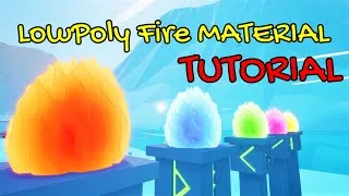 Thumbnail: UE4 Stylized Fire Material TUTORİAL