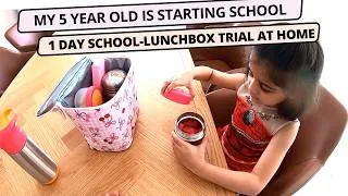 Thumbnail: MY 5 YEAR OLD IS STARTING SCHOOL 🌸 1 DAY SCHOOL LUNCHBOX TRIAL AT HOME 🌸