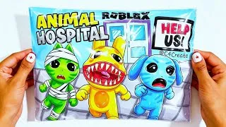 Thumbnail: [🐾PAPER DIY 🐾] ROBLOX ANIMAL HOSPITAL 🏥 BLIND BAG 2 unboxing! | Asmr 