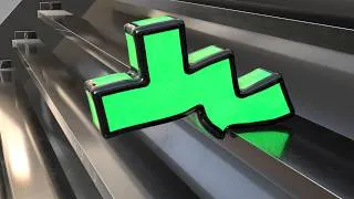 Thumbnail: Only Hexomino Form 14 + Reverse | Softbody Simulation V67 ❤️ C4D4U
