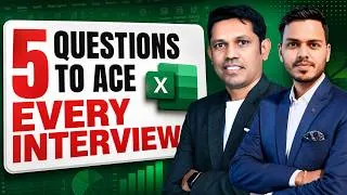 Thumbnail: Excel Interview Questions Every Data Analyst Must Know | Top 5 with Answers
