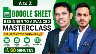 Thumbnail: Google Sheets Masterclass | Complete Beginner to Advanced Course (2026)
