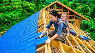 Thumbnail: Baby on Her Back, Dream in Her Hands—Young Mom Builds Wooden Home Alone in 303 days.|by@lythian287