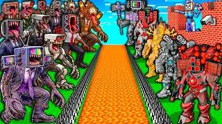 Thumbnail: SKIBIDI TOILET ZOMBIE vs SURVIVAL BASE of TV TITAN BOSS and CAMERA MAN TEAM in MINECRAFT animation