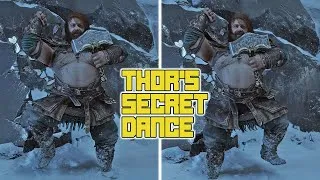 Thumbnail: There is a Hidden Dancing Thor Scene in God of War Ragnarok (Out of Bounds Details)