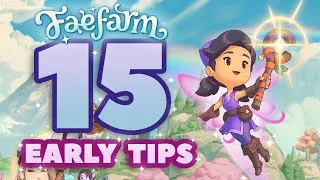 Thumbnail: 15 Amazing Early Game Tips for a Perfect Start in Fae Farm