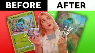 Thumbnail: I made the RAREST Bulbasaur card